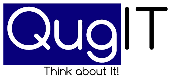 Logo der Firma QugIT mit Leitspruch